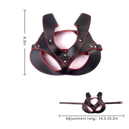 Catwoman Mask Bow-knot SM 6-Piece Bed Restraints Suit Set