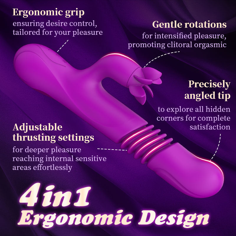 Aiya - Rotating Telescopic Heating Vibrator