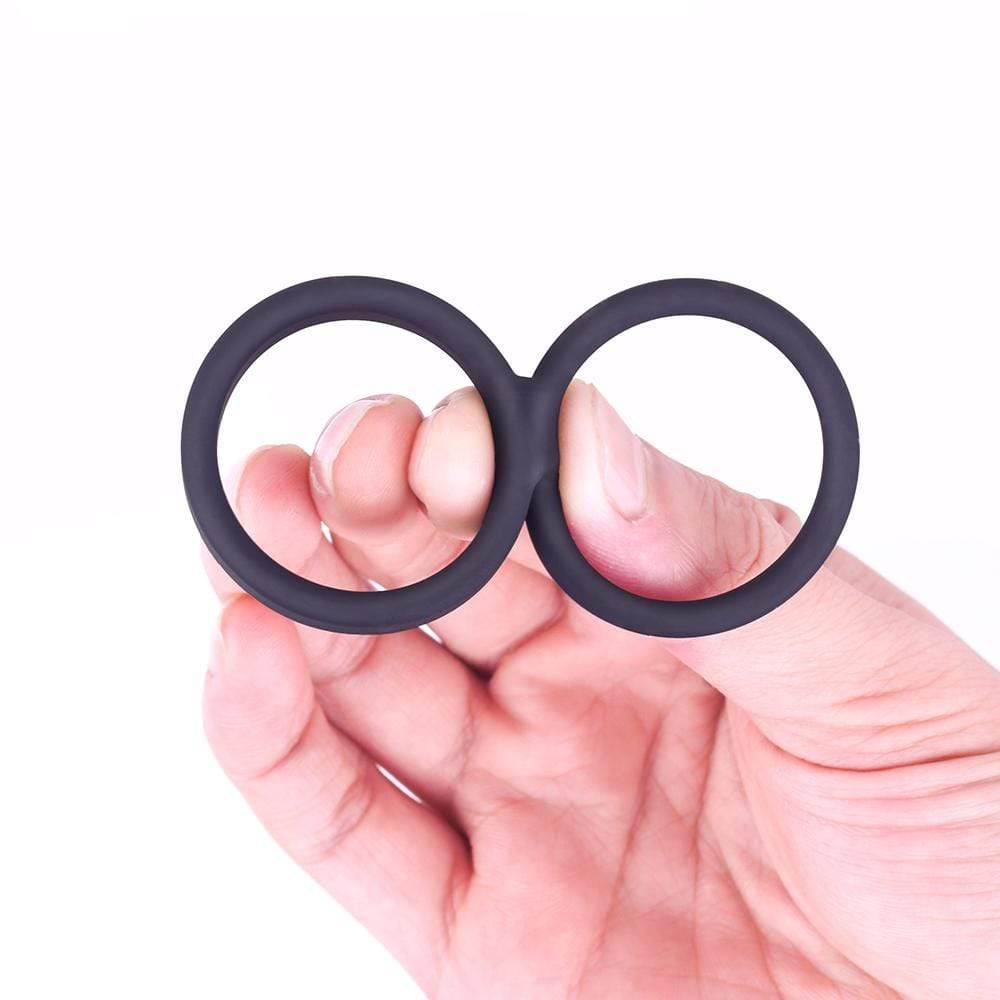 S-HANDE Silicone Erection Enhancing  Dual Penis Ring