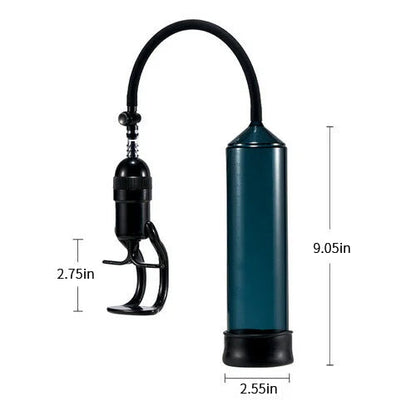 AcmeJoy Efficient Manual Penis Pump with 4 Cock Rings