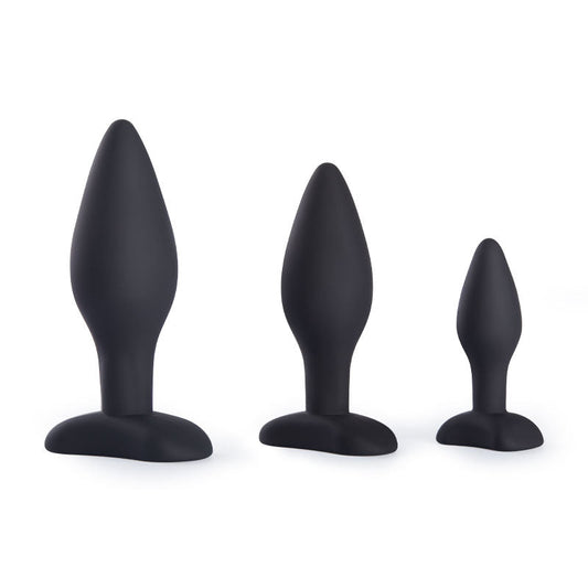 Pleasure Anal Training Classic Butt Plugs Set (3 Pieces)