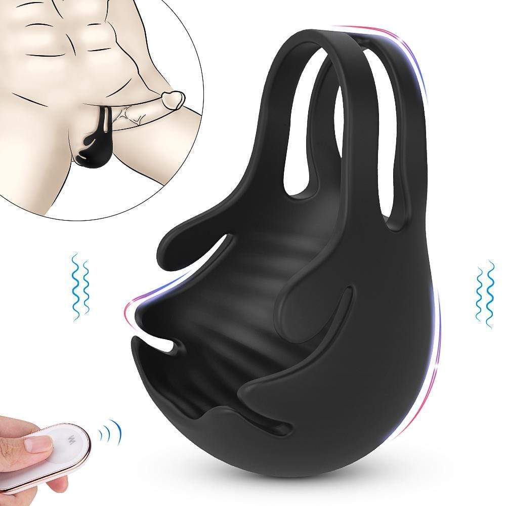 Acmejoy -Vibrating Penis Ring with Testicles Teaser