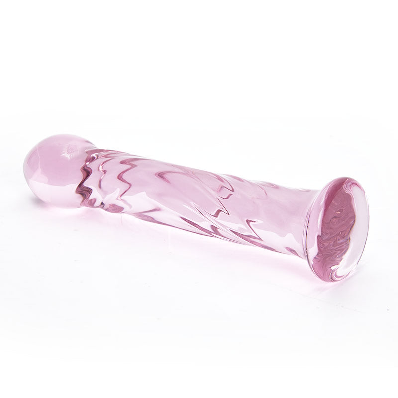 Acmejoy Crystal Glass Butt Plug 6.7 Inch