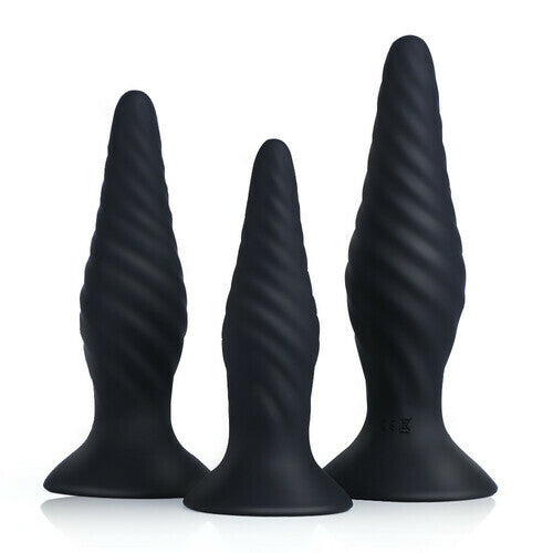 Remote 3PCS Vibration Training Kit Butt Plug