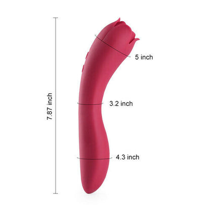 Acmejoy - Rose Licking Clit G-spot Vibrator