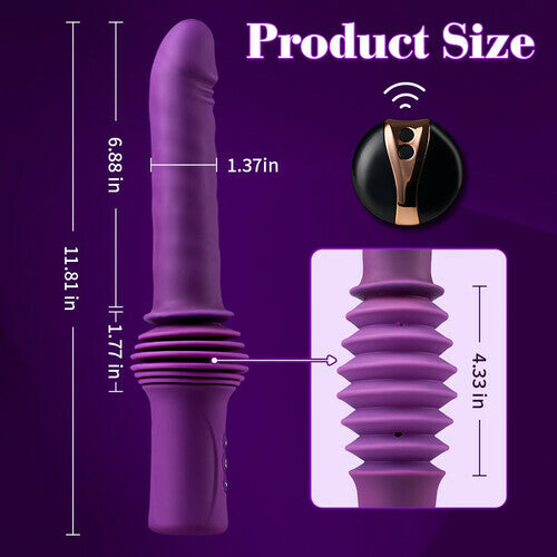 Powerful 145 Inch Thrusting Dildo Machine 11.81 Inch