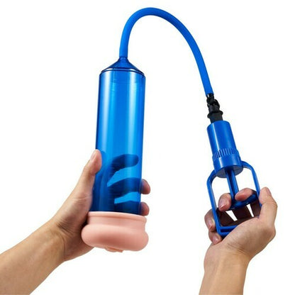 Acmejoy Blue Penis Enlargement Pump with Trigger Blue Chamber Tight Seal