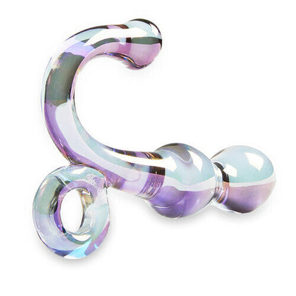 Acmejoy Colored Glass Anal Plug 5.51 IN