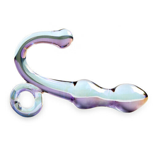 Acmejoy Colored Glass Anal Plug 5.51 IN