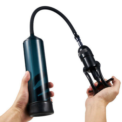 AcmeJoy Efficient Manual Penis Pump with 4 Cock Rings