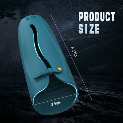 AcmeJoy Belt Design Pulsing Slapping Vibration APP Control Male Masturbator Penis Vibrator Trainer