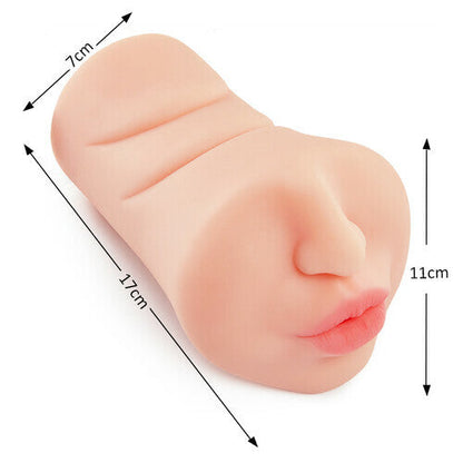 AcmeJoy Face Design Oral Sex Toy Stroker Pocket Pussy