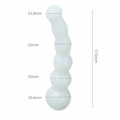 White Jade - Different Shapes Anal Plugs