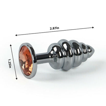 AcmeJoy Luxury Threads Diamond Base Butt Plug