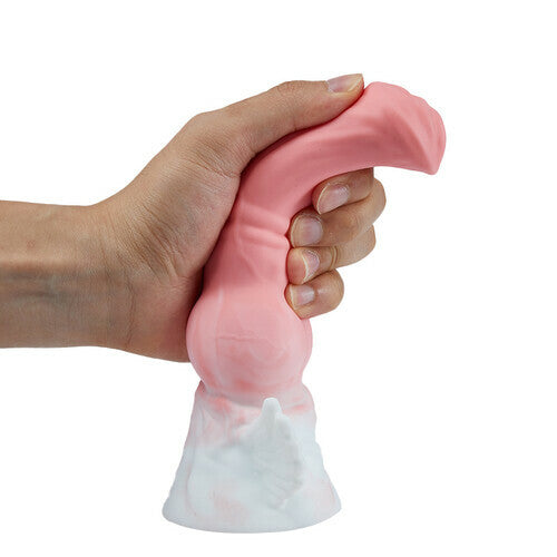 AcmeJoy Pink Angel Silicone Dildo 7.78 Inch