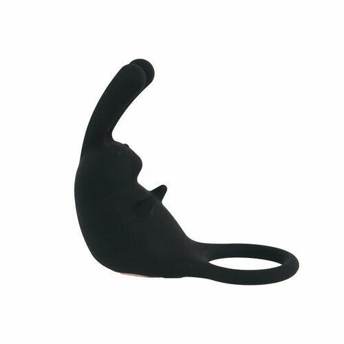 AcmeJoy 10 Vibrating Penis Ring with Double Tentacle for Couples Delight