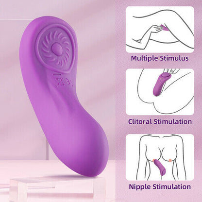 AcmeJoy - 7 Vibrating Wearable Low Noise Panty Egg Vibrator Magnetic Clip with Remote Control