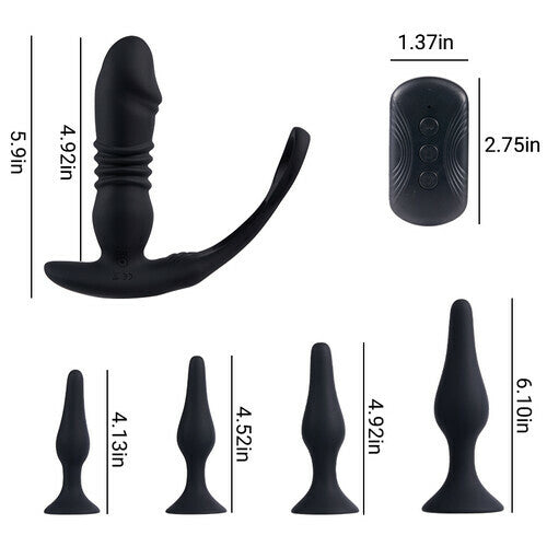 AcmeJoy 6 in 1 Prostate Massager Set