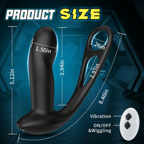 Acmejoy - Vibrating Wiggling Prostate Massager