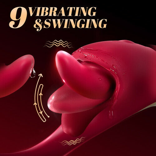 Acmejoy - Clitoral Licking G Spot Vibrating & Swinging Stimulator