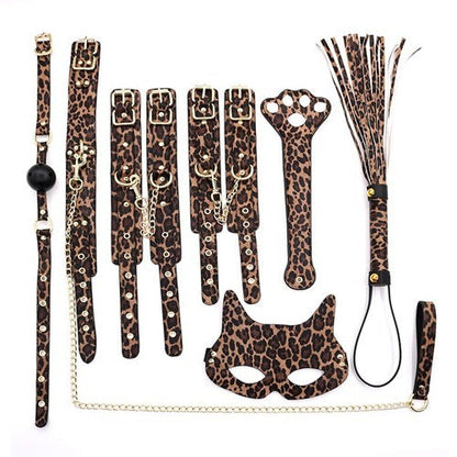 AcmeJoy Leopard Print BDSM Sexy Suit