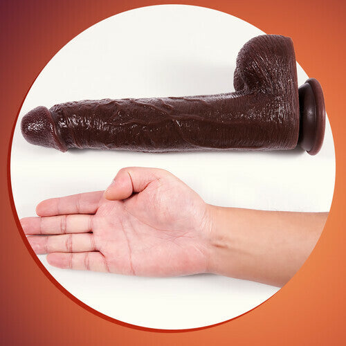 Acmejoy Vibrating Thrusting Thick Long Lifelike Dildo 10.75 Inch