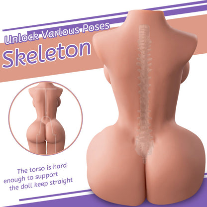 Acmejoy - 18.29 lbs Lifelike Butt with Perfect Nipples and Lumbar