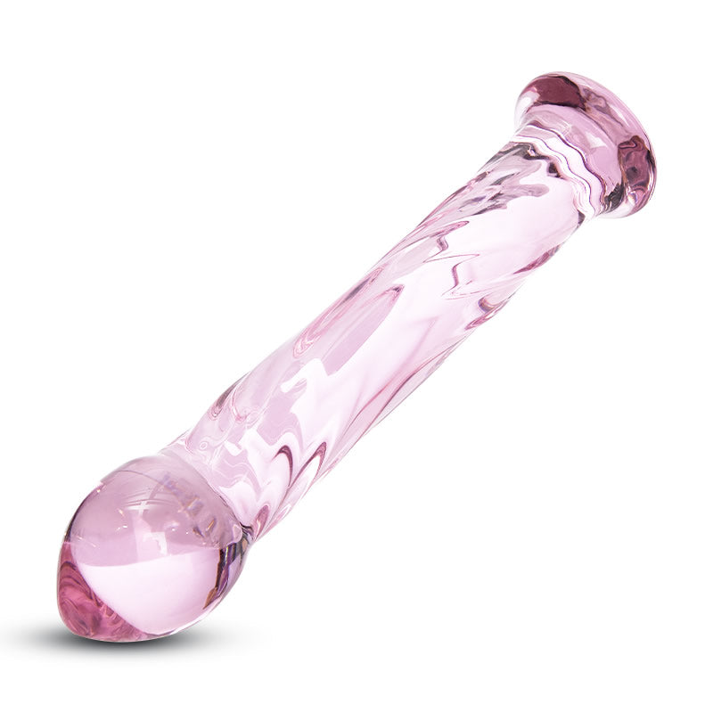 Acmejoy Crystal Glass Butt Plug 6.7 Inch