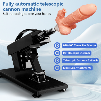 Acmejoy - Automatic Heating Swinging Vibrating Squirt Sex Machine with Dildo Remote 14.6 Inch