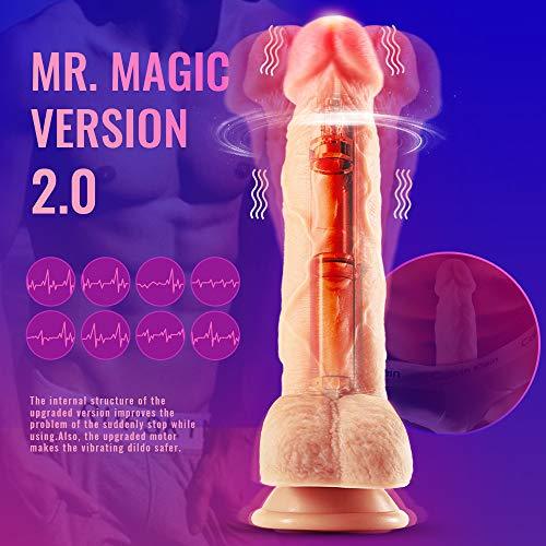 Acmejoy 8.3-Inch Thrusting Rotation Dildo