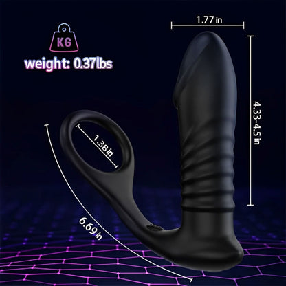 Moore - Thrusting Remote Control Cock Ring