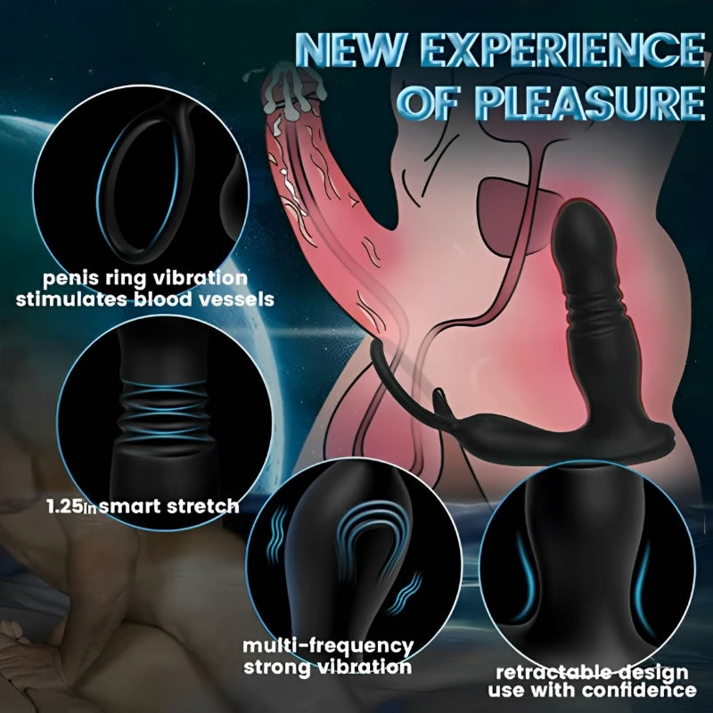 GURIN - Vibrations Thrusts Prostate Massager