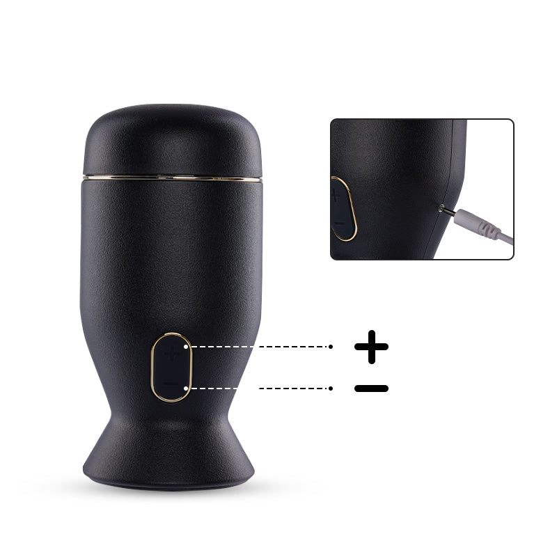 ACMEJOY Sex Bomb 2 in 1 6-Pattern Rotating Easy-Carrying Masturbation Cup Glans Trainer