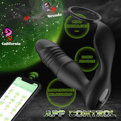 ACMEJOY - Telescopic Vibration Prostate Massager