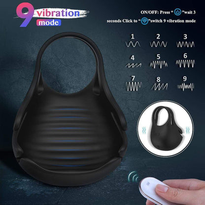 Acmejoy -Vibrating Penis Ring with Testicles Teaser