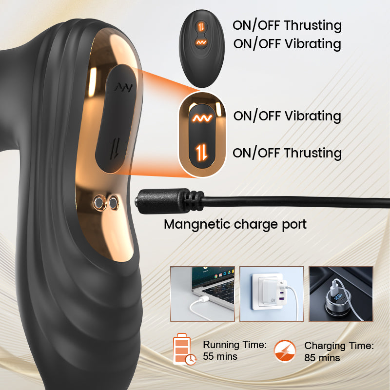 THOR - Thrusting Vibrating Prostate Massager