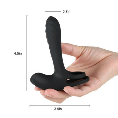 SHand Remote Insertable Vibrating Cock Ring