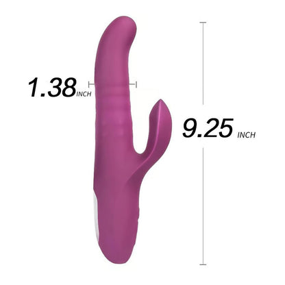 Acmejoy 2-Motor Purple Telescopic Bead Vibrator